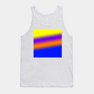 Yellow blue purple orange art Tank Top